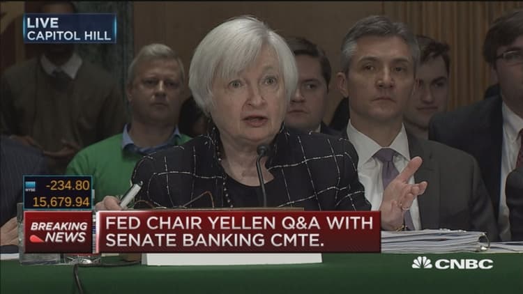 Fed surprised by oil price movement: Yellen