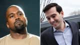 Kanye West and Martin Shkreli