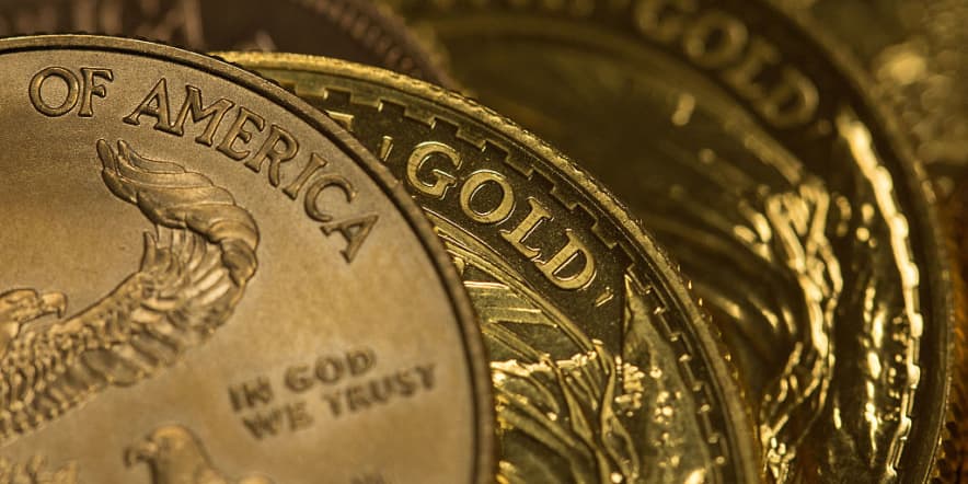 Gold scales near 2-week peak as dollar dips after US GDP data