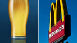 McDonald's to add beer to its menu in South Korea.