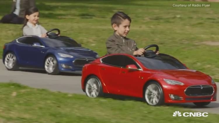 This is the Tesla Model S –  for kids