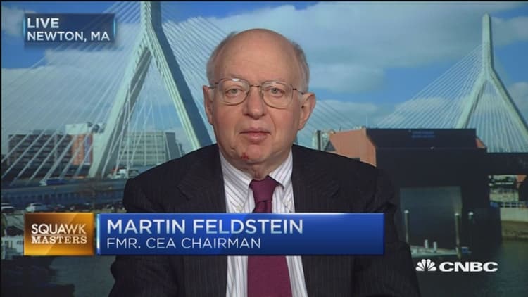Risk of continued market corrections: Martin Feldstein