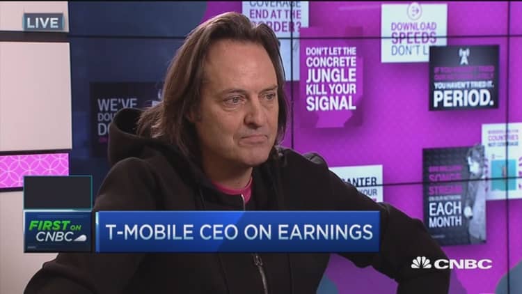 Legere on T-Mobile's Q4 beat