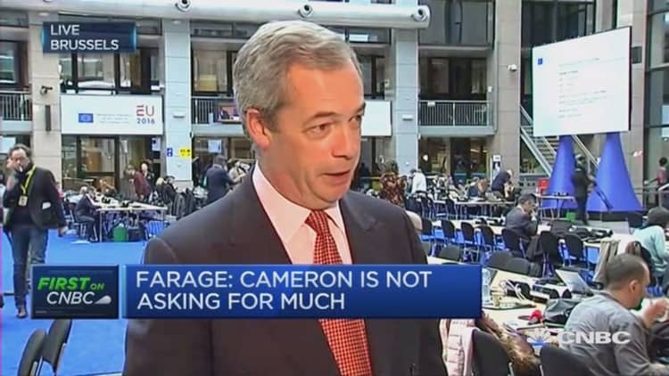 This negotiation looks pathetic: Nigel Farage