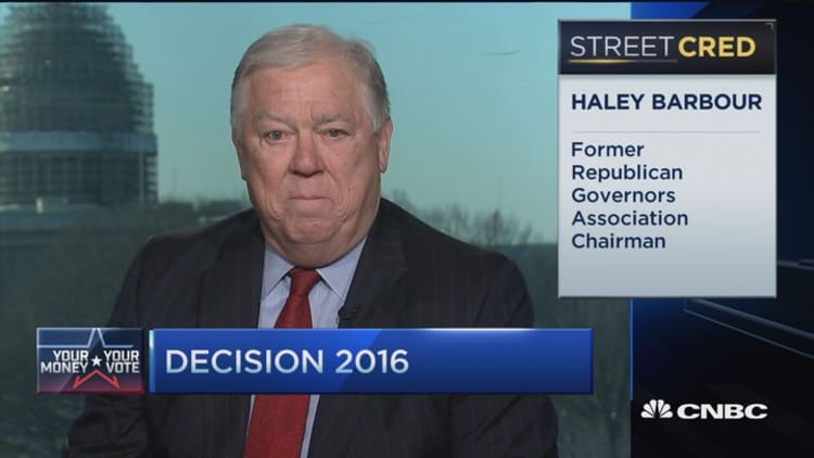 Americans have 'good reason' to be mad: Haley Barbour