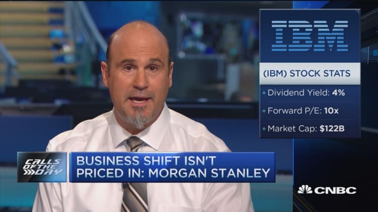 IBM's best day since 2009