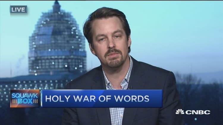 Holy war of words 