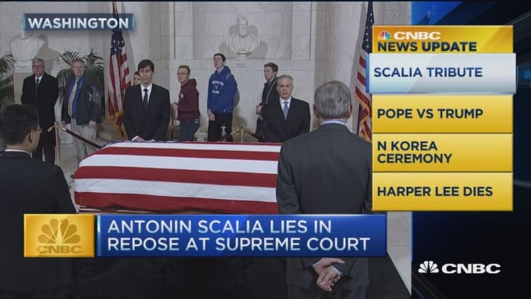 CNBC update: Scalia in repose