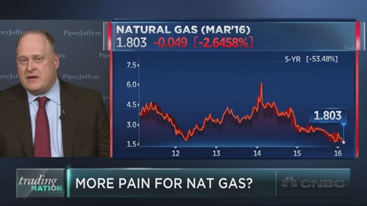 Nat gas keeps sliding