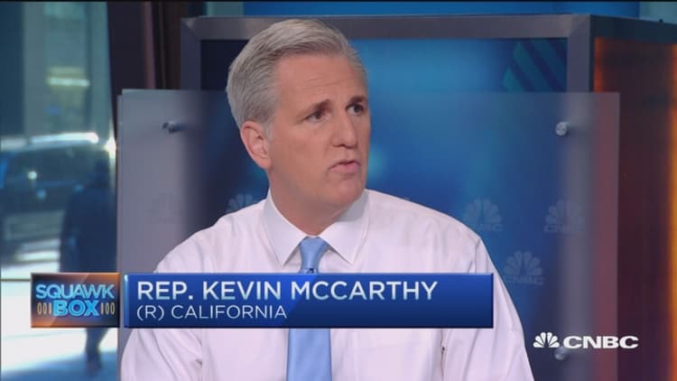 I can work with anyone from the GOP: Rep. Kevin McCarthy
