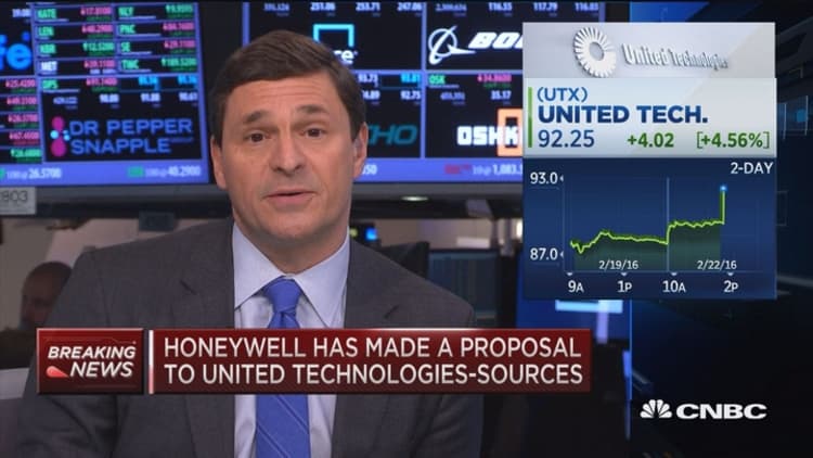 Honeywell & United Tech have held talks about merger: Sources