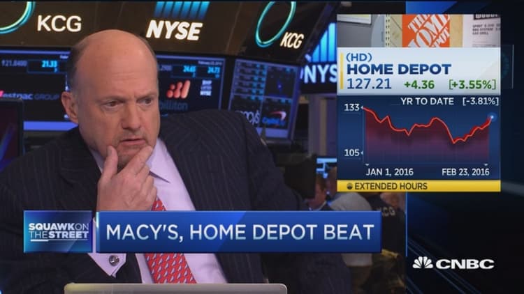 Cramer: Home Depot has competition in awe