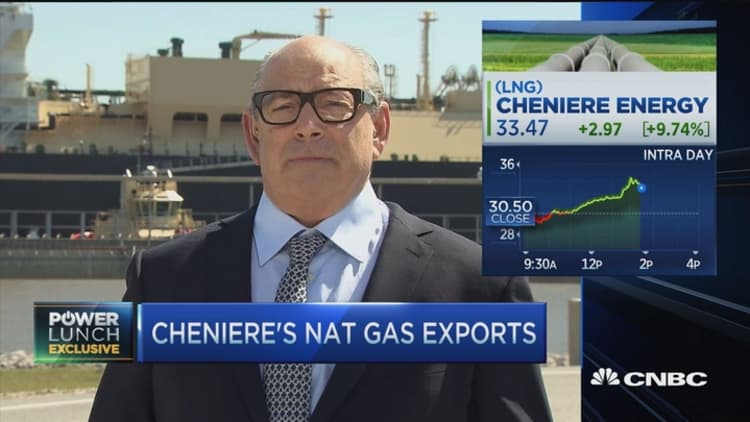 Cheniere's nat gas bet