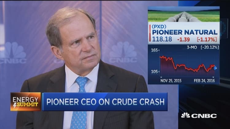 Pioneer CEO: $50-$60 oil needed for companies to survive