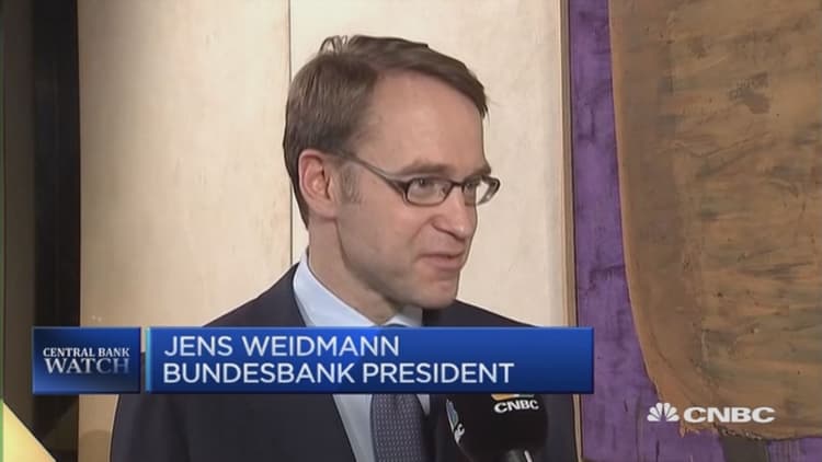 Central banks must consider oil prices: Jens Weidmann