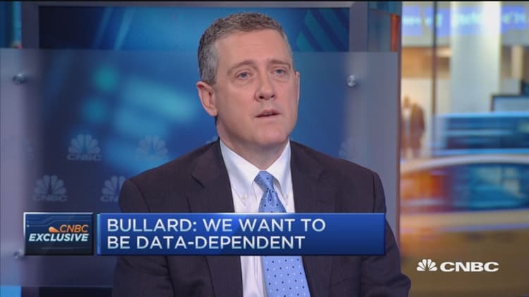 Fed's Bullard: Chances not high for global recession