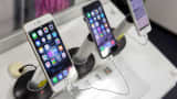 Apple iPhones are seen at a Best Buy store in Indianapolis, Indiana.