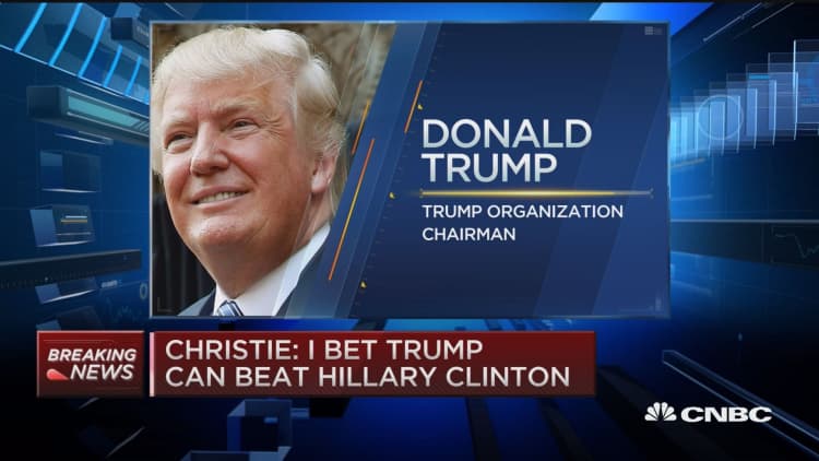 Chris Christie: Trump is best choice to beat Hillary
