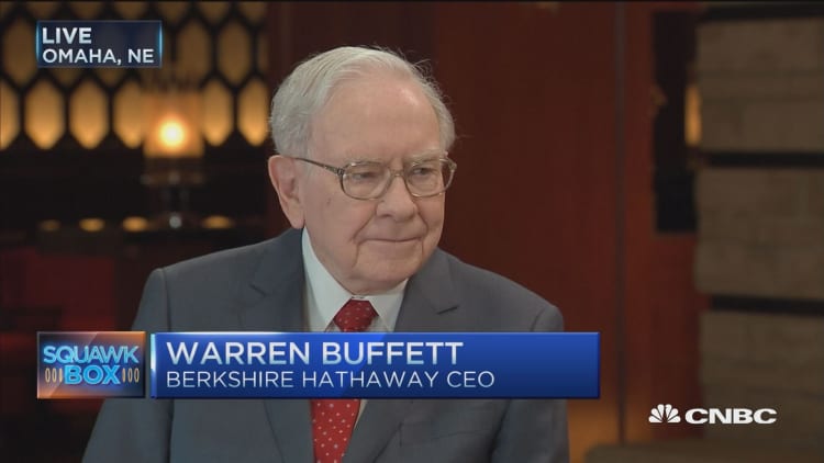 Warren Buffett: When stocks go down it's good news