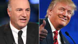 Kevin O'Leary and Donald Trump