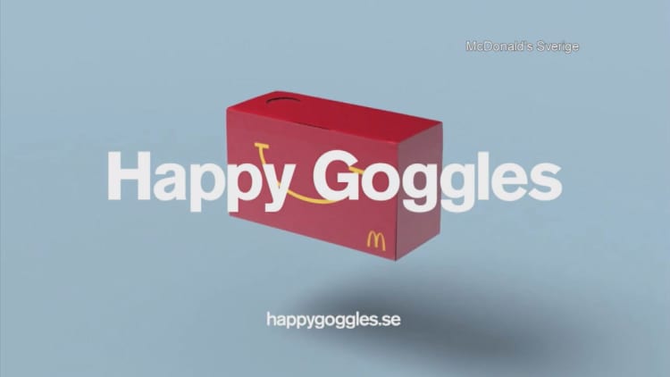 McDonald's turns Happy Meals into VR goggles