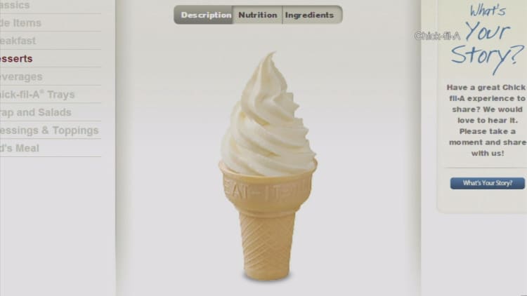 Chick-fil-A: Ditch your phone, get free ice cream