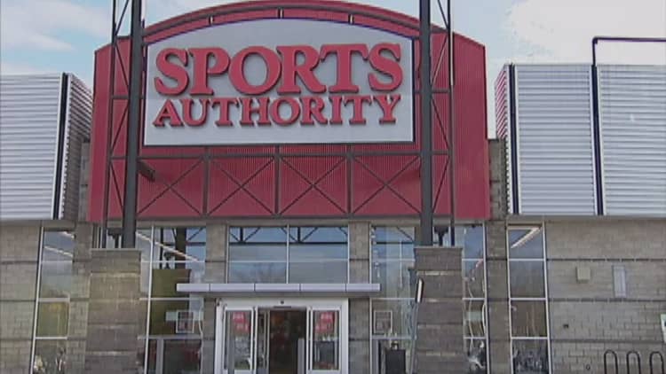 Sports Authority files for bankruptcy protection