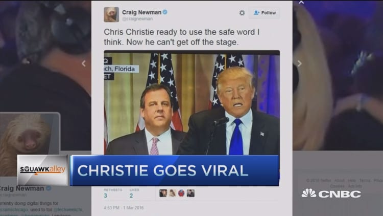 Christie goes viral