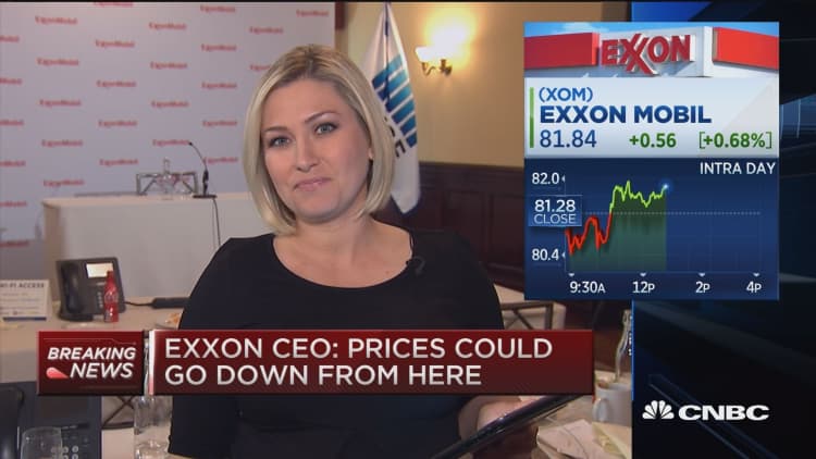 Exxon CEO: Don't see layoffs necessary 