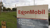 A sign is seen at the entrance of the ExxonMobil Port Allen Lubricants Plant in Port Allen, Louisiana, November 6, 2015.