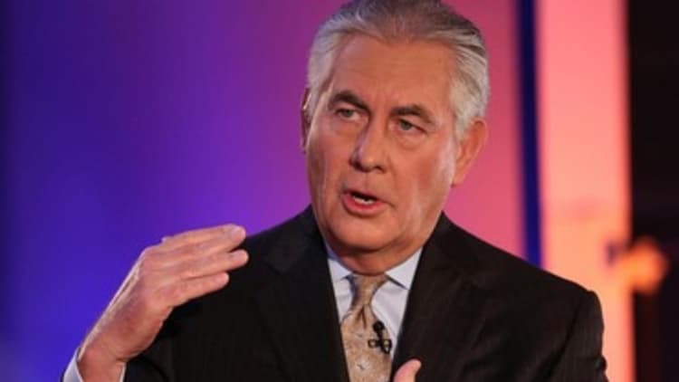 Exxon's Tillerson: We're built for long-term investors