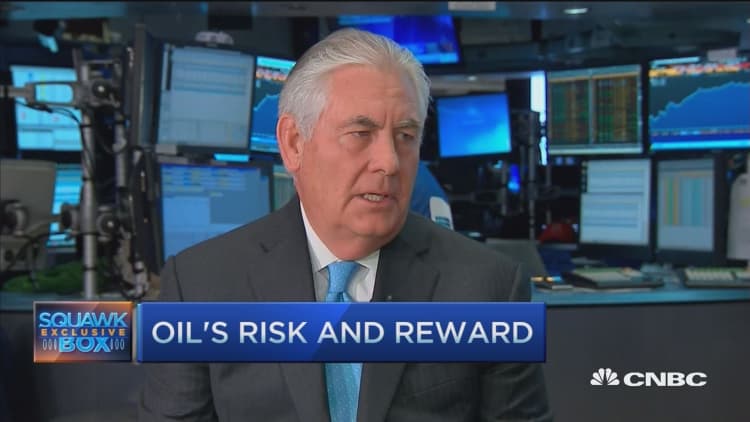 Exxon's Tillerson: Geopolitical risk a way of life