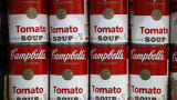 Cans of Campbell's Tomato Soup