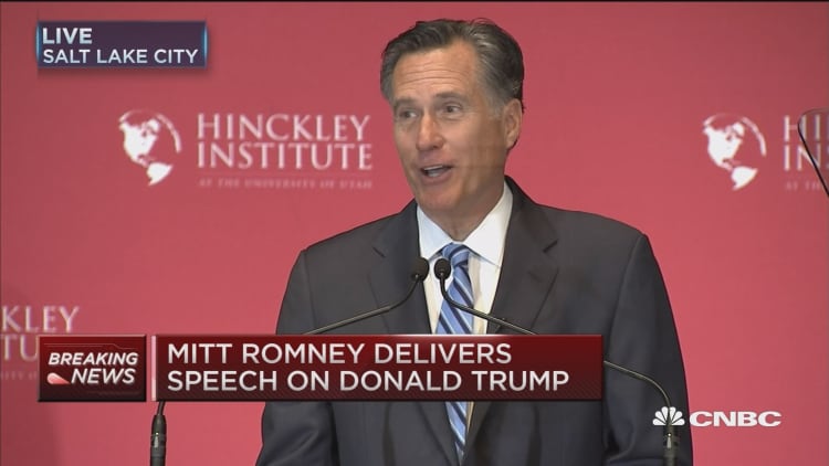Romney: Not here to endorse a candidate