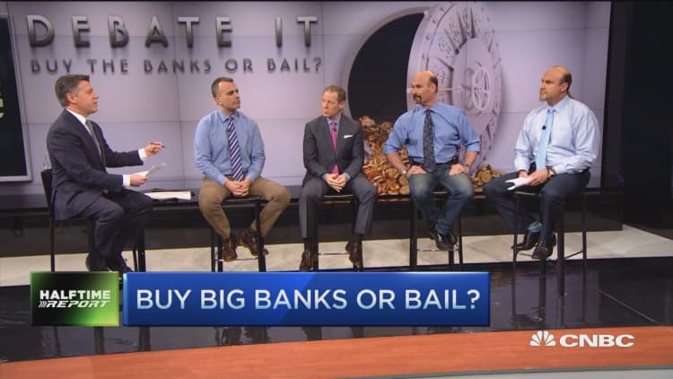 Buy big banks or bail?