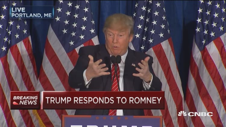 Trump: Romney would have dropped to his knees for my endorsement