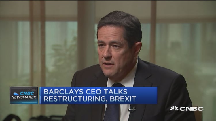 Barclays CEO on restructuring, Brexit