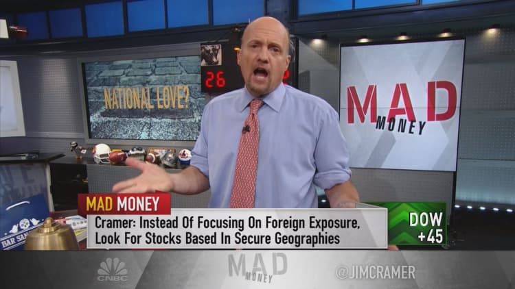 Cramer: Bye-bye foreign stocks, hello geography