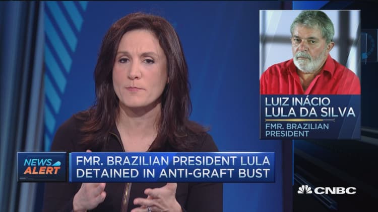 Police raid home of Brazil's ex-president Lula