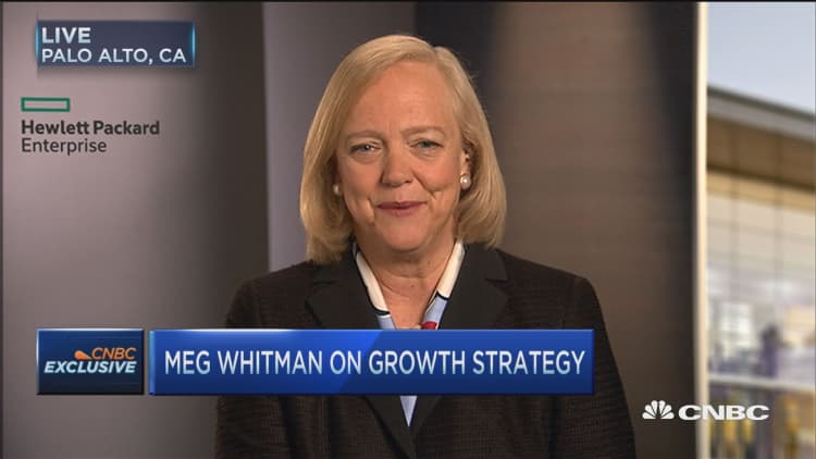 Meg Whitman on HP outlook, Trump