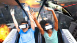 Six Flags Roller Coaster with Samsung Gear VR
