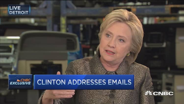Hillary Clinton: Emails not anything to be worried about