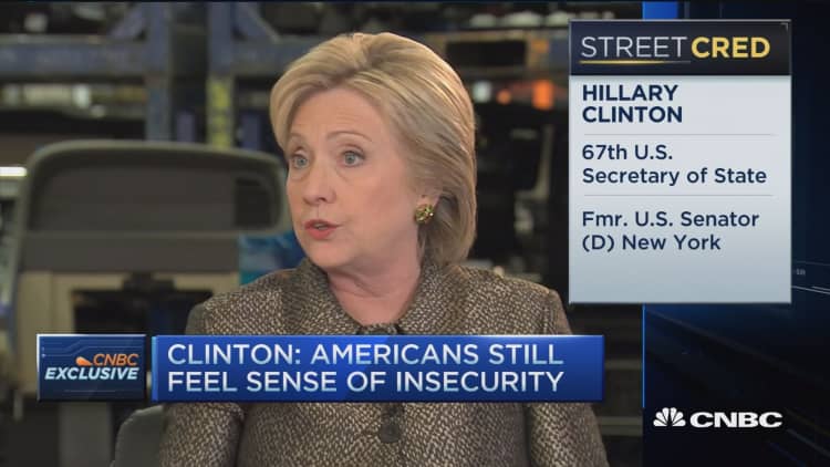 Hillary Clinton: We have to keep breaking down barriers