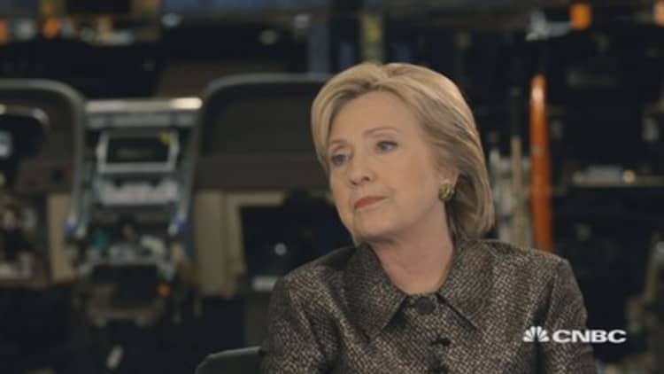 Hillary Clinton on taxes: "We're going after where the real money is"