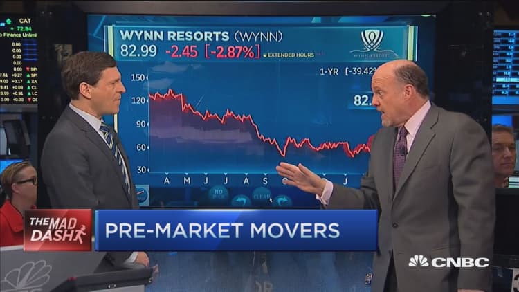Cramer's Mad Dash: Steve Wynn 'is back'