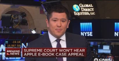 SCOTUS won't hear Apple e-books case appeal