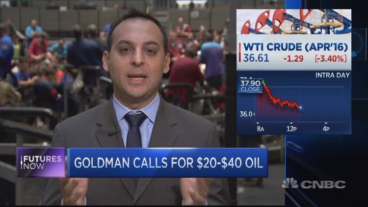 Goldman says oil will stay low