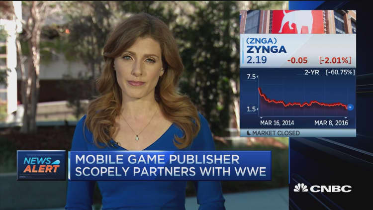 Mobile game publisher Scopely partners with WWE 