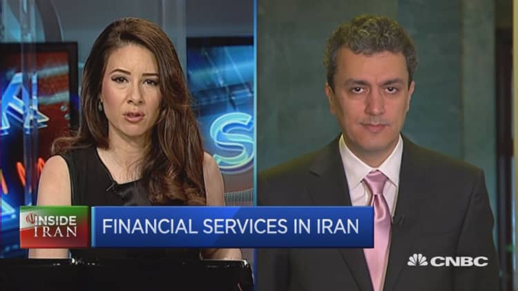 Iran's growing financial services.