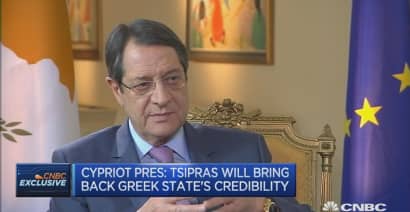 Cypriot president gives advice to Greece